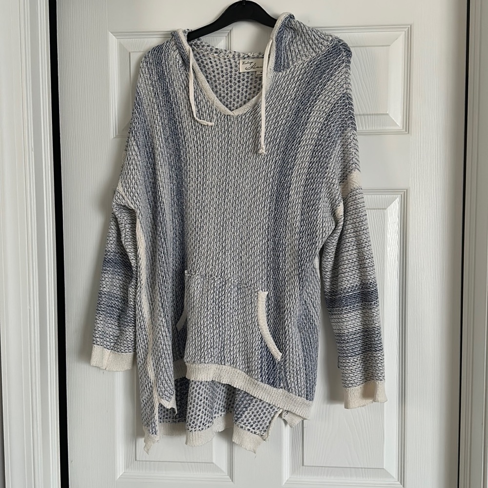 Island Gypsy knit hooded beachy pull over